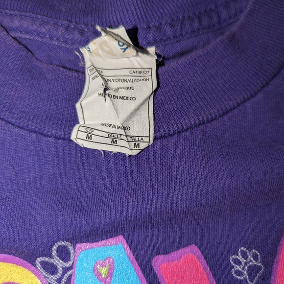 2/$30. Great Wolf Lodge Niagara Falls t-shirt. Purple Pawtastic. - Picture 3 of 3